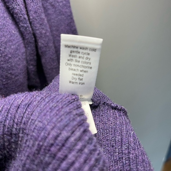 Athleta Open-Front Purple Women’s Cardigan - Picture 4 of 6